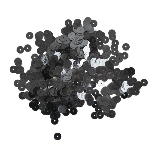 [R39268#81] Pailletten, glad, 6mm ø, duifblauw, box 4000 stuks