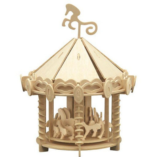 [PB8#702] Kit maquette en bois Carroussel