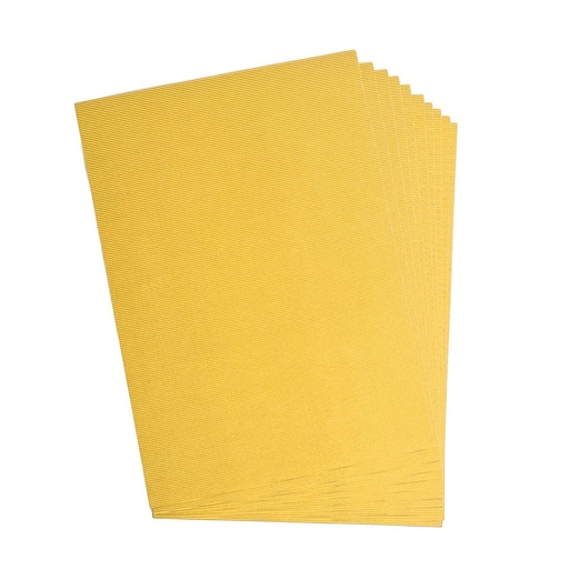 [2520#65] Carton ondulé, 50x70cm, 1 feuille, or