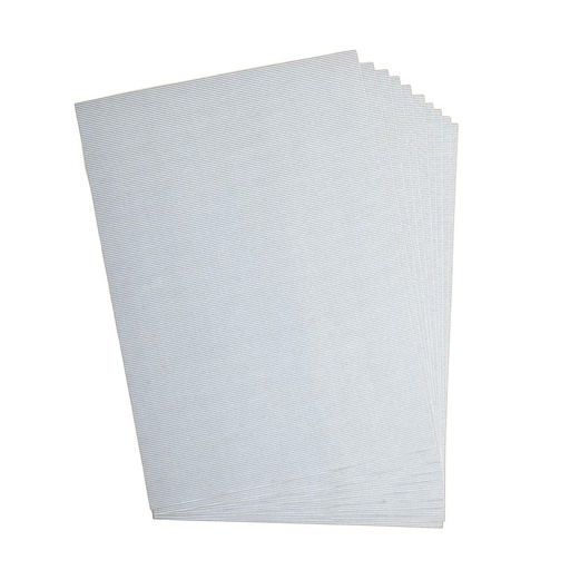 [2520#80] Carton ondulé, 50x70cm, 1 feuille, gris