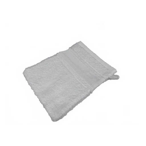 [B12270WH#01] Washandje Softline aidarand 23x15cm, Wit