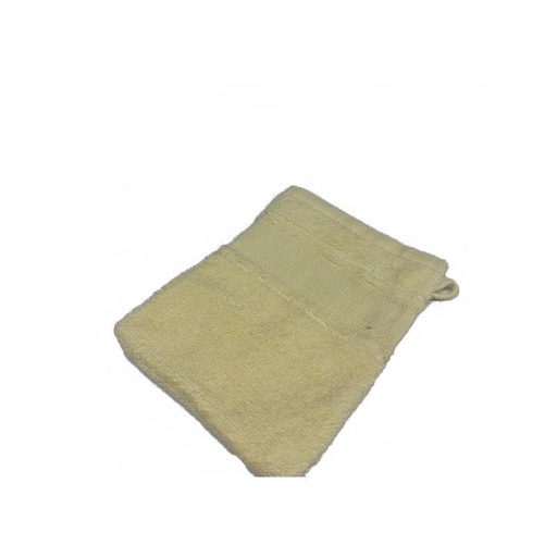 [B12270WH#04] Washandje Softline aidarand 23x15cm, Geel