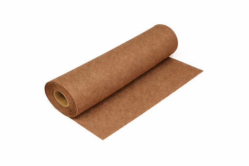 [2832#127] Hobbyvilt (40% wol), 180cm breed, 1,5mm dik, 250gr/m, Lichtbruin