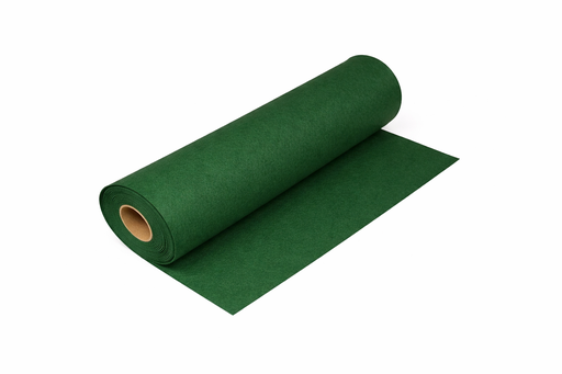 [2832#134] Feutre de bricolage (40% laine), largeur 180cm, épaisseur 1,5mm, 250gr/m, Vert foncé