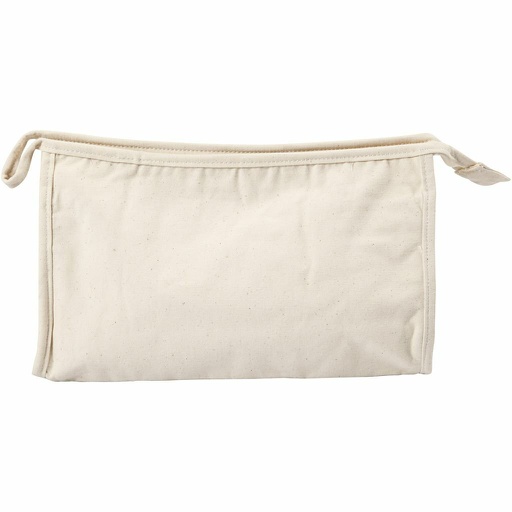 [925130] Toilettas, H: 17 cm, L: 28 cm, B: 10 cm, licht naturel, 1 stuk