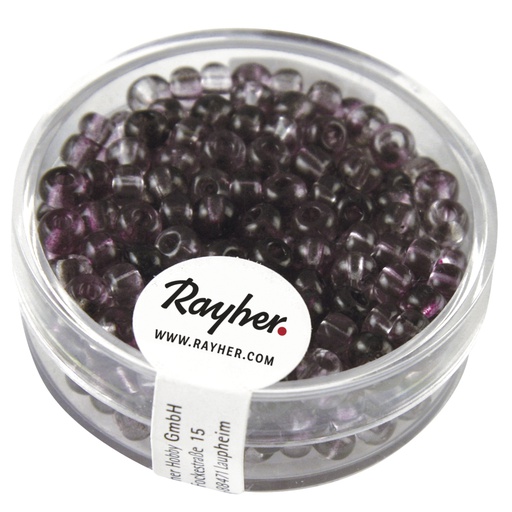 [R14382#304] Rocailles,ø 4 mm, Two Tone, rouge mûre, boîte 17 g