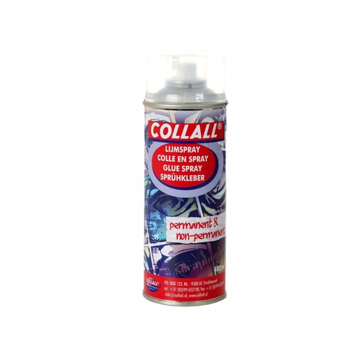 [000226] Collall Lijmspray, tijdelijk of permanent, 400ml