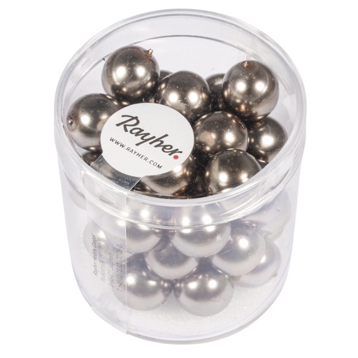 [R14403#509] Renaissance glaskralen, 10mm ø, duiven, doosje 35st.