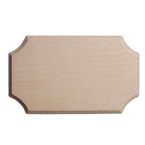 [054182] Plaque de Porte - Etiquette - Hêtre