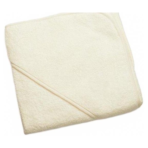 [B12270BC#03] Cape de bain galon aida 80x80cm, ecru