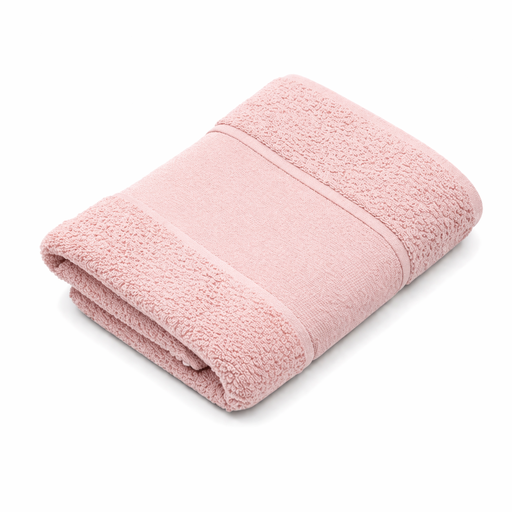 [B12270DT#09] Drap de bain Softline galon aida 70x140cm, rose