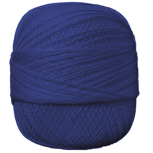 [8953#12] Glanskatoen n°12 - 100 gr, Korenblauw