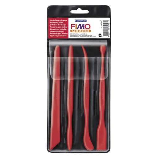 [S871104] Set Fimo boetseergereedschap, 4-delig ZB-zak