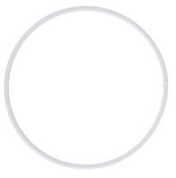 [280220] Anneaux en Métal, Revêtus, Ø20cm, Blanc