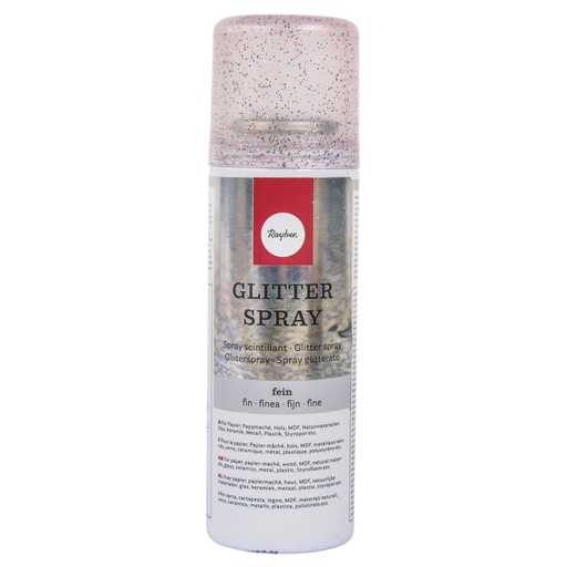 [R34088690] Gliterspray fijn - bus 125ml, Irisé wit