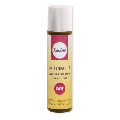[R34246#160] Couleur pour savon, citron, Boite 10ml
