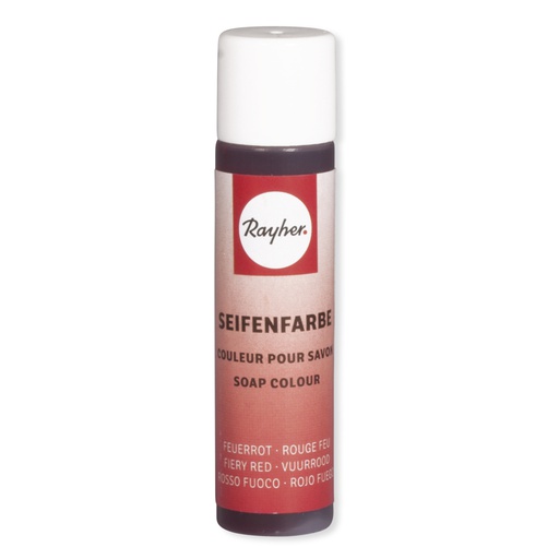 [R34246#280] Couleur pour savon, rouge feu, Boite 10ml