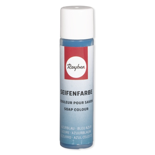 [R34246#374] Couleur pour savon, bleu azur, Boite 10ml
