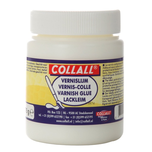 [000217] Collall vernislijm voor découpage, Wit - 250ml