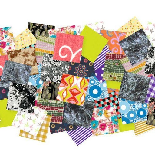 [DE3040#20] 20 Décopatch scheurblaadjes assortiment, 30cm x 40cm
