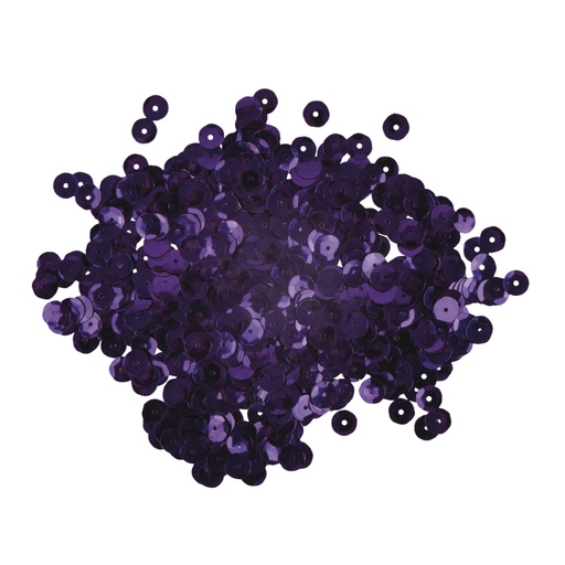 [R39270#39] Paillettes bombées, 6mm ø, lilas foncé, boîte 4000pces