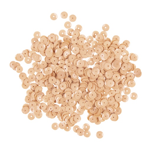 [R39270#83] Paillettes bombées, 6mm ø, couleur de peau, boîte 4000pces