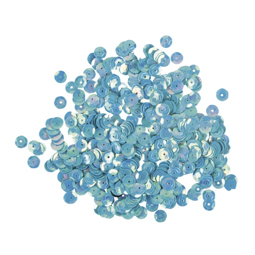 [R39270#93] Pailletten schotel, 6mm ø, iris. blauw, box 4000stuks