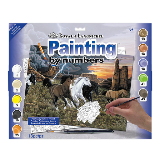 [RB-PJL#41] Painting by Numbers 286x390mm, Thunder Run