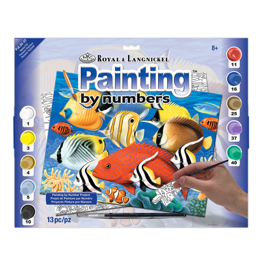 [RB-PJL#30] Painting by Numbers 286x390mm, Tropical Fish