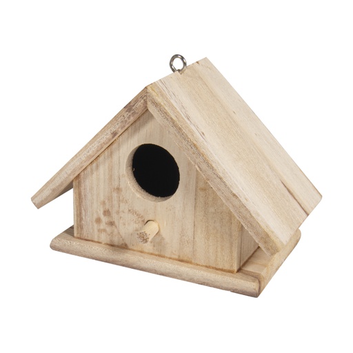 [R62414000] Houten vogelhuisje FSC Mix Credit, 13,5x7,5x10cm