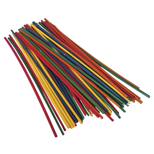 [R8906300] Pailles, longueur 22 cm, sachet 50 pailles, couleurs assorties