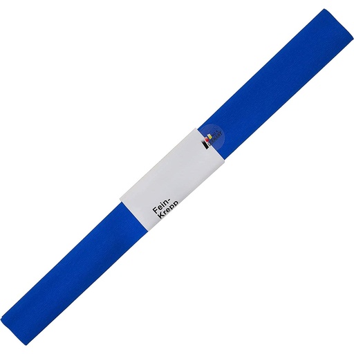 [2320#28] Crêpepapier, 50cm breed, rol 250cm, briljant blauw