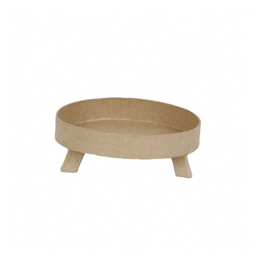 [DE-HD#063] Décopatch Plateau Round tray 3 legs