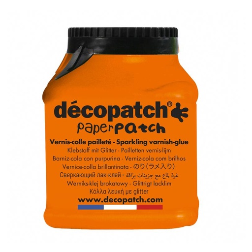 [DE-PPPAIL#150] Décopatch Paperpatch varnish glue, 150gr, met glitter