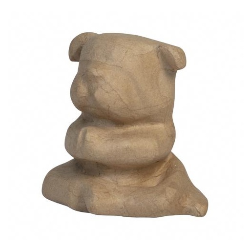 [DE-SA#222] Décopatch Figurine SA "Bulldog yoga" (13,5x10,5x13,5)