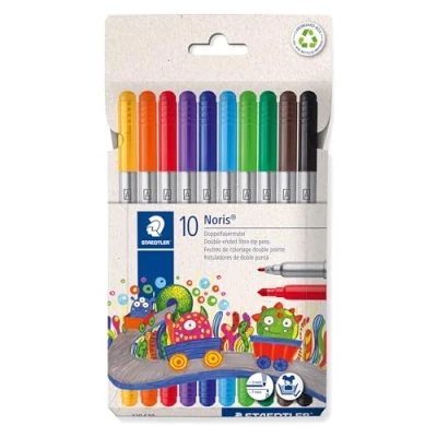 [S320C10] Staedtler Noris feutre à double pointe - set 10 pc