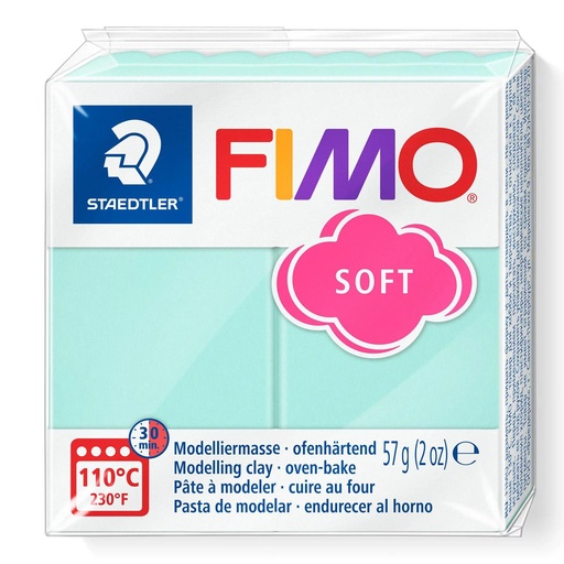 [S8020S#505] Fimo soft pâte à modeler 57g menthe
