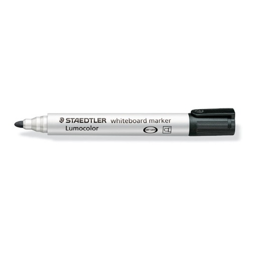 [S3519] Staedtler Lumocolor® whiteboard marker, ronde punt zwart, 10 stuks
