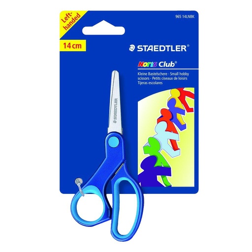 [S96514LNBK] Staedtler Noris ciseaux 14 cm, pour gauchers - blister