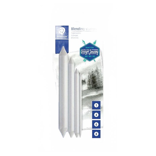 [S5426SBK4] Staedtler estompes en papier -, 4 cartes, - Design Journey
