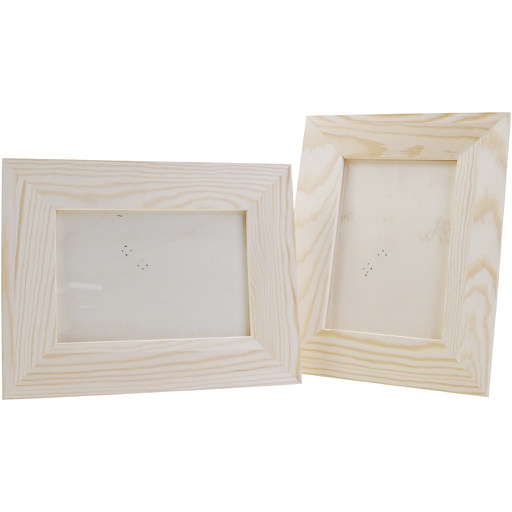 [CR668252] Fotolijst grenen 23x18 cm - set 2 stuks