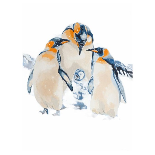 [RB-PJS#93] Painting by Numbers 225x305mm, Penguin Family