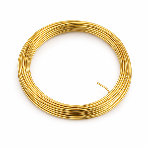 [FOL796#65] Fil aluminium, 2mmx5m, or