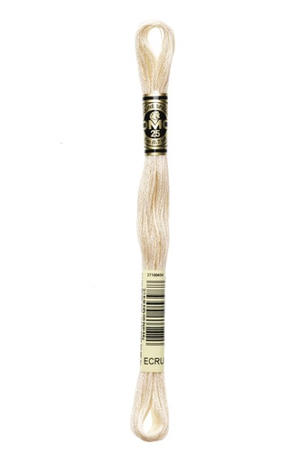 [DMC117MC#ECRU] DMC 117 Mouliné Spécial, borduurgaren, doos met 12 strengen, kleur ECRU