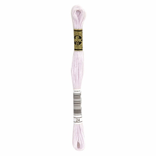 [DMC117MC#24] DMC 117 Mouliné Spécial, fil à broder, boîte à 12 écheveaux, coloris 24