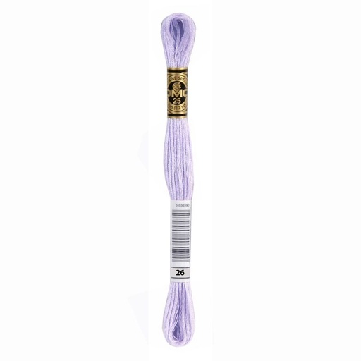 [DMC117MC#26] DMC 117 Mouliné Spécial, fil à broder, boîte à 12 écheveaux, coloris 26