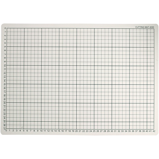 [CR11730] Tapis de coupe quadrillé, dim. 30x45 cm, ép. 3 mm, 1 pièce