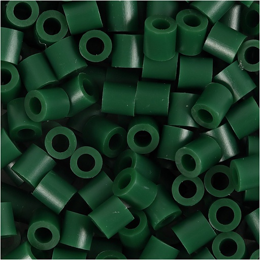 [CR751381] Strijkkralen, afm 5x5 mm, gatgrootte 2,5 mm, medium, groen (32230), 6000 stuk/ 1 doos