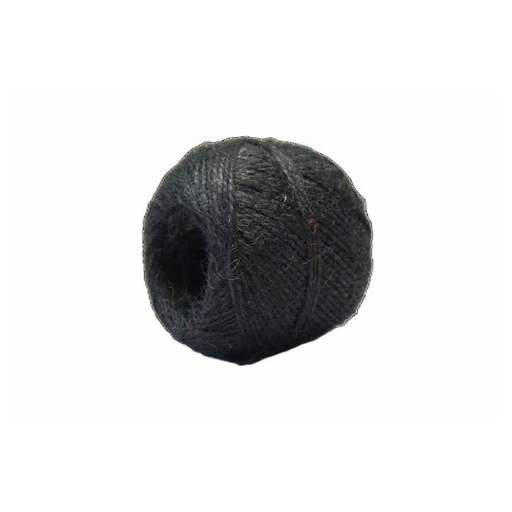 [3142#ZW] Corde de Jute 2-fils - 100 gr - Noir