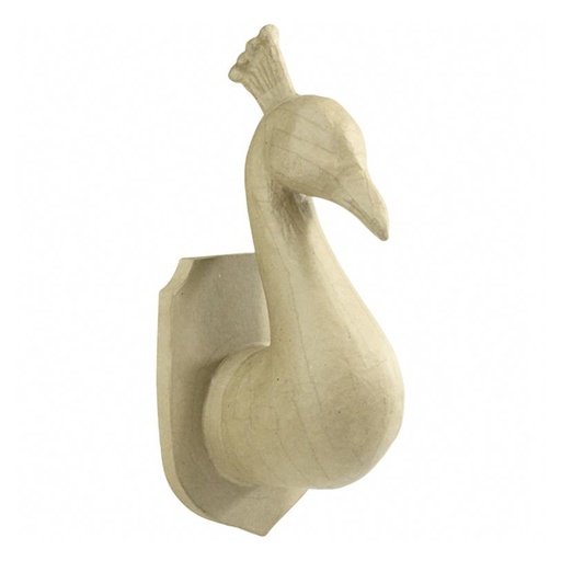 [DE-MA#029] Décopatch MA figuur - Trofee Pauw, (16,5x16,8x37,5 cm)